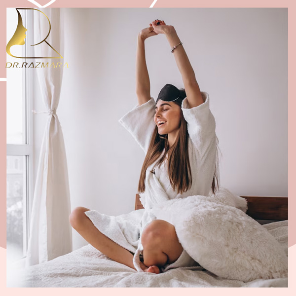 نحوه خوابیدن بعد از عمل بینی - دکتر رزم آرا