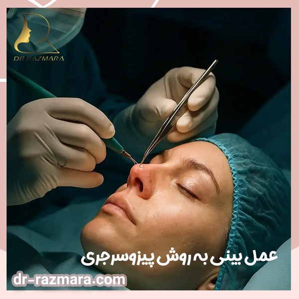 عمل بینی به روش پیزوسرجری در مشهد + دکتر نرگس رزم آرا