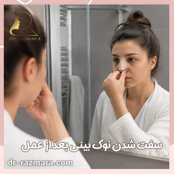 سفت شدن نوک بینی بعد از عمل + دکتر نرگس رزم آرا